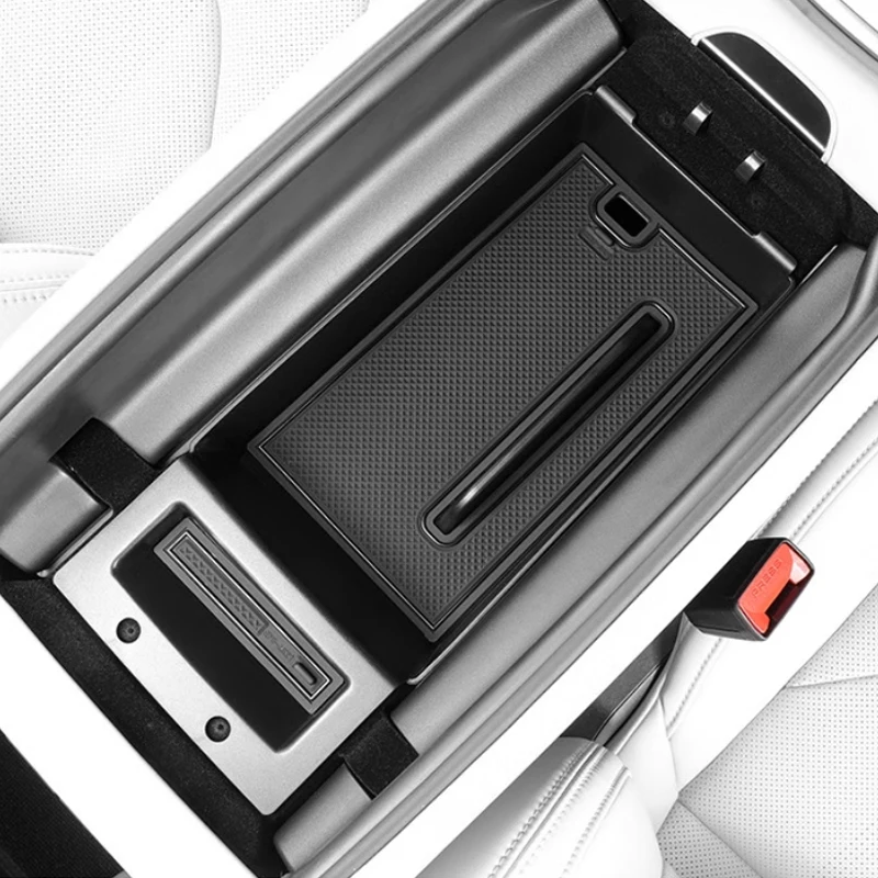 

For Xiaomi SU7 2024 Car Interior Decoration Center Console Armrest Storage Box Lower Storage Box ﻿