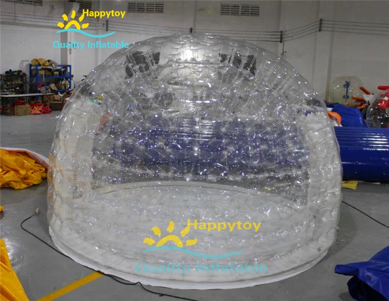 Camping Igloo Transparente Kuppel Klare Blase Aufblasbares Zelt