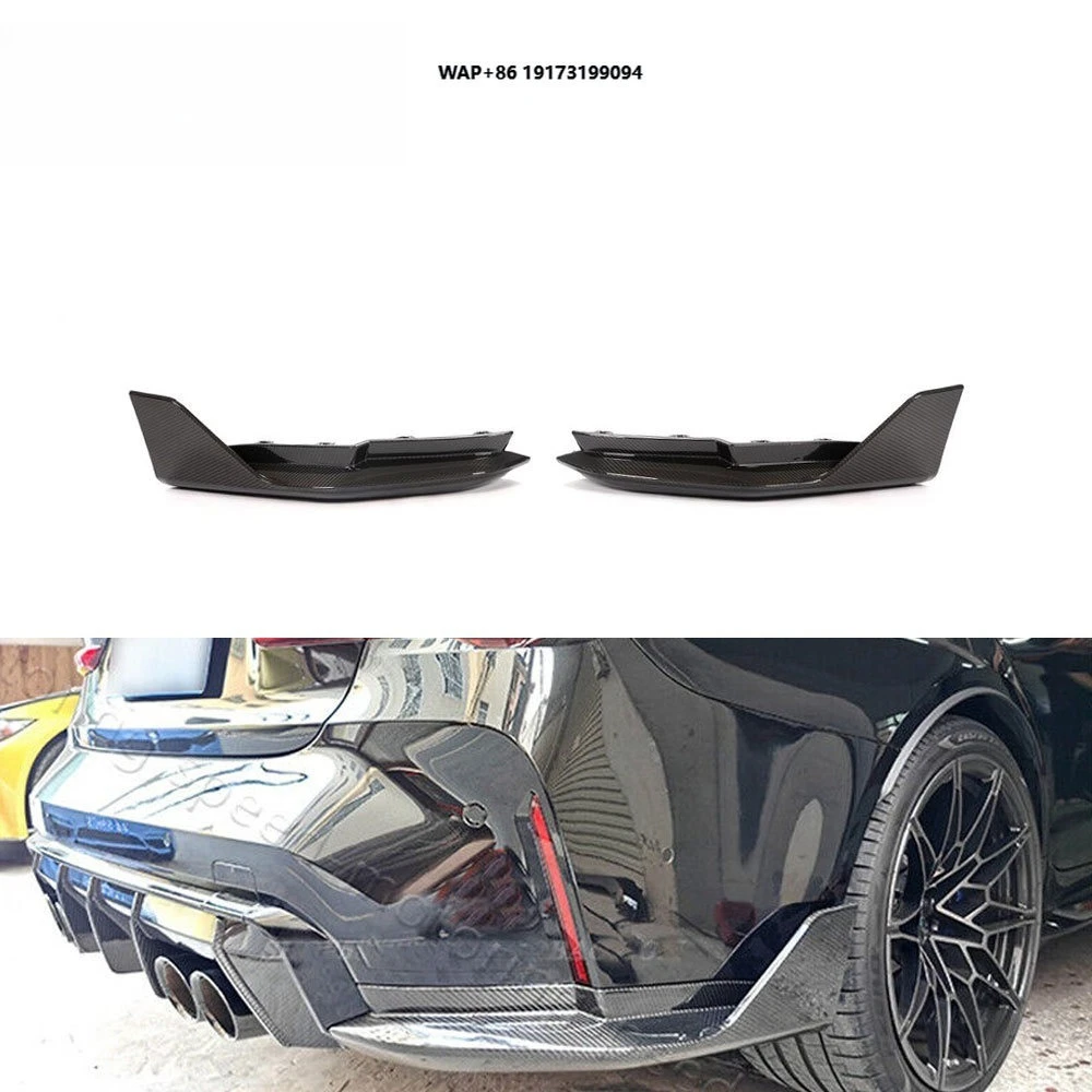 

Dry Carbon Fiber Rear Bumper Splitters Canard Fins for G80 M3 Sedan 2021UP