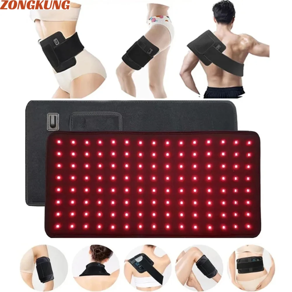 660 and 850nm Near Infrared Light Devices, Red Light Large Pads Wearable Pads,  Relieves Joint Fatigue Relaxes Muscles