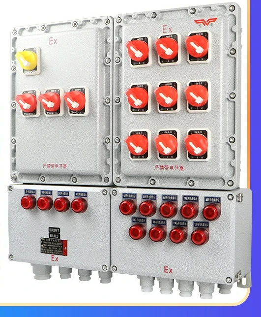 

Explosion-proof distribution box maintenance junction box power meter positive pressure cabinet button control switch terminal