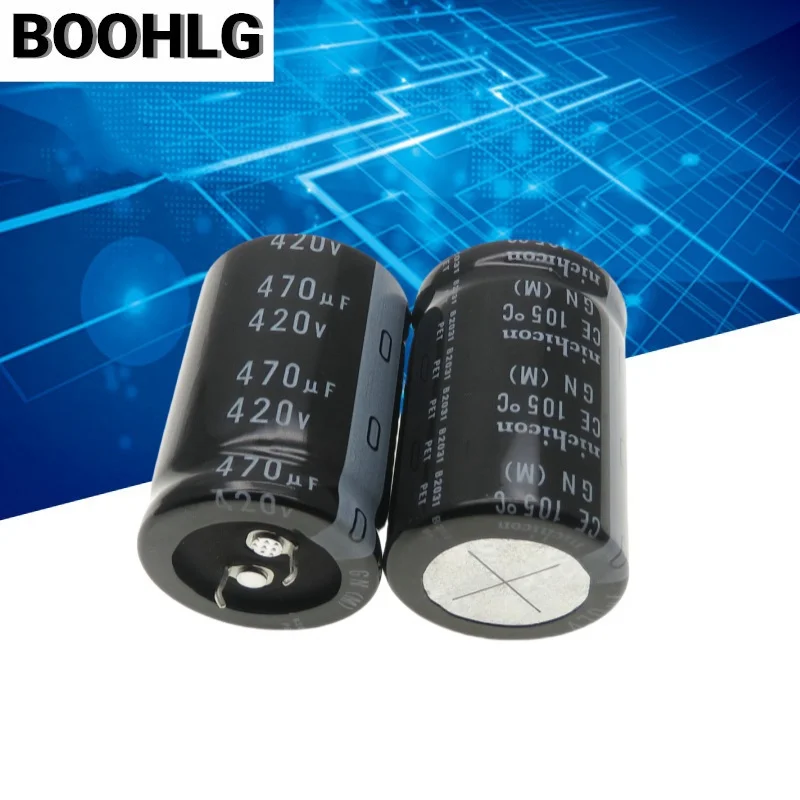 Condensatore elettrolitico Nijikang 2PCS 420V 470UF 470UF 420V 30X45 GN
