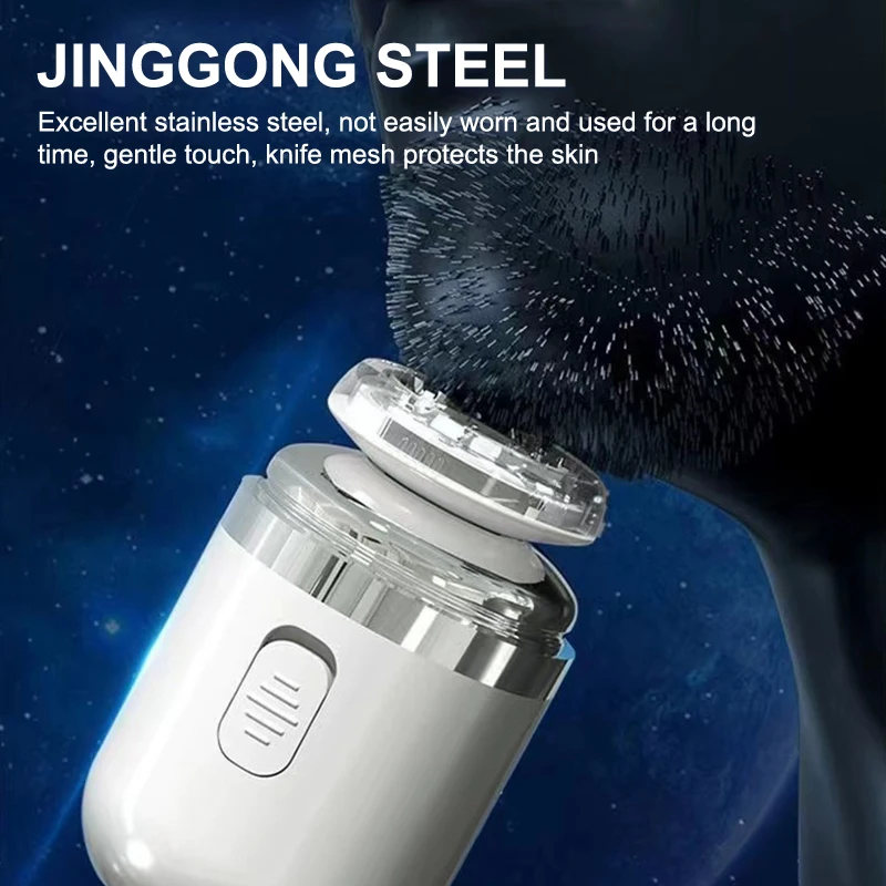 2 In 1 Mini Rasoio Elettrico Naso Tagliacapelli Rasoio Da Viaggio da Uomo Ricaricabile Naso Taglio Dei Capelli Rasoio Lavabile Rasoio Elettrico