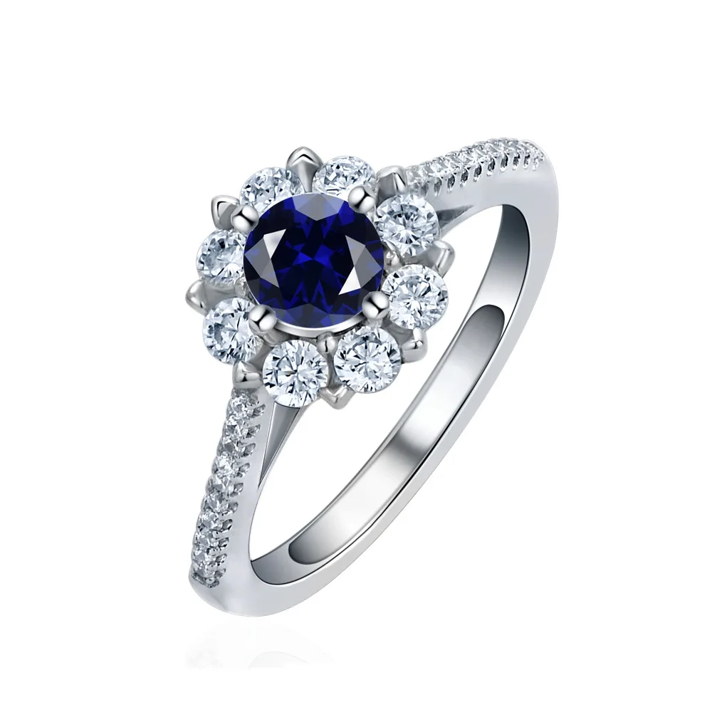 

Новинка 2025 года, кольцо с бриллиантом из стерлингового серебра 925 пробы с дизайном снежинки для помолвки