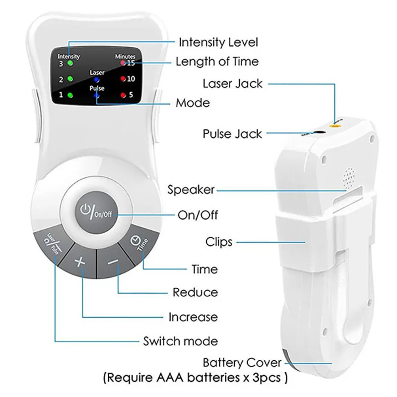 Nose Care Rhinitis Allergy Reliever Low Frequency Laser Allergy Rhinitis Sinusitis Anti-Snoring Treatment Device Massage