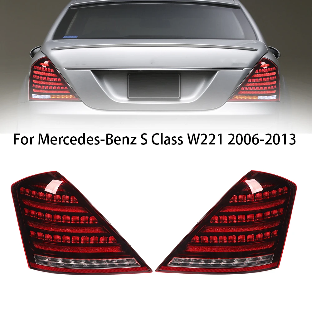 

LED Taillight For Mercedes-Benz W221 S Class 2006- 2013 S300 S400 Brake Light Rear bumper taillamps tail lightessories