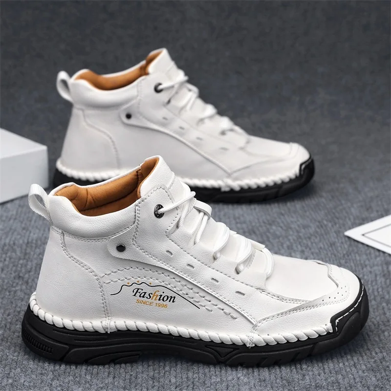 大きいサイズのレトロなメンズシューズ秋カジュアルスポーツ旅行アウトドア通気性登山ハイキングシューズ耐摩耗性ファッショナブル