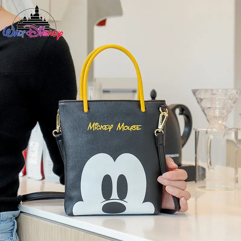 Disney Mickey borsa a tracolla monospalla da donna originale di marca di lusso Mini borsa da donna Cartoon Fashion Mini borsa da donna