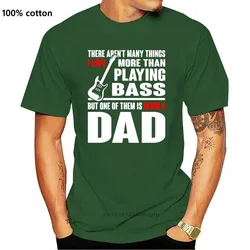 Men's Cotton Crew Neck T-Shirt, Short Sleeve, Custom Clothes for Dad, Bass, Hipster, Plain, Plus Size