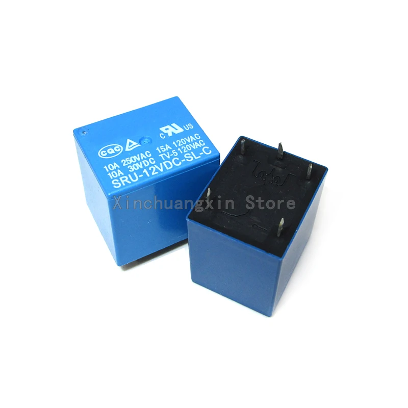 2PCS SRU-05VDC-SL-A SRU-12VDC-SL-A SRU-24VDC-SL-A 4-pin SRU-05VDC-SL-C SRU-12VDC-SL-C SRU-24VDC-SL-C 5-pin 10A Power Relay