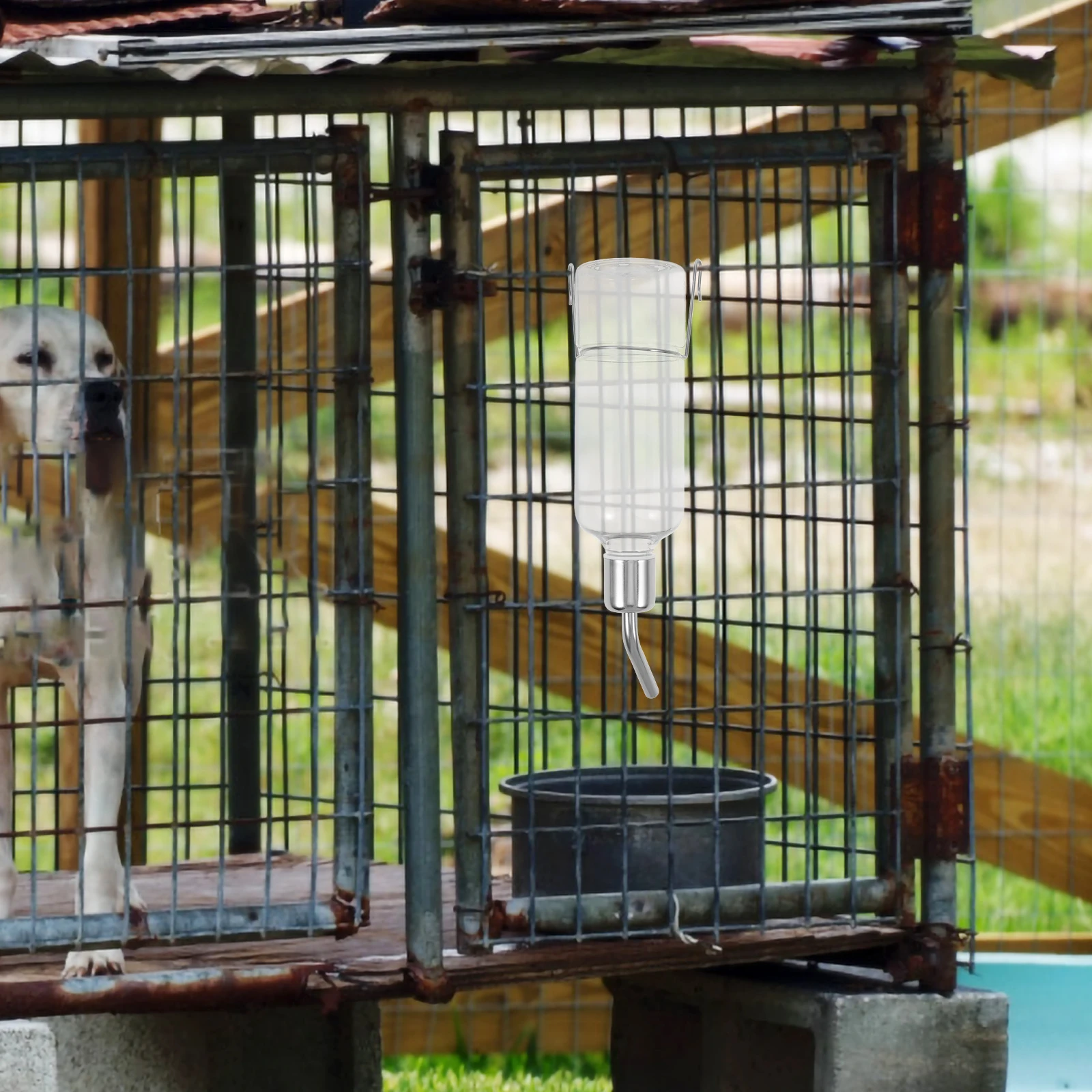 

Portable Automatic Feeder Hanging Water Bottle Large Size for Small Animal Rabbit Cat Bird Drinking Supplies Automatic Feeder