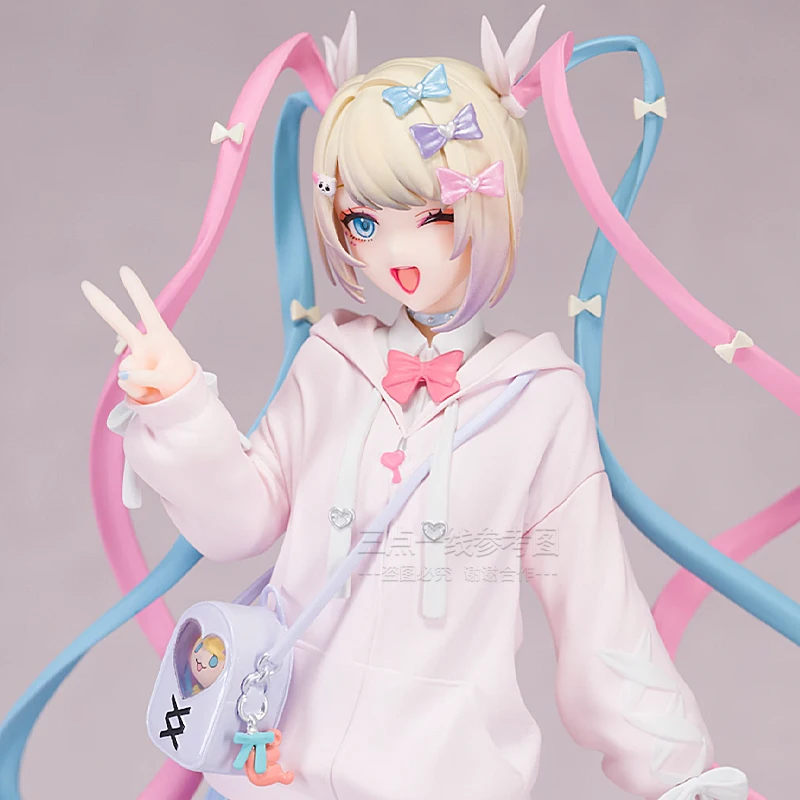 Needy Girl Overdose Rain Ultra Super น่ารัก Angel-Chan Virtual Streamer รูปอะนิเมะชุดเครื่องประดับของขวัญของเล่นสะสมรูป