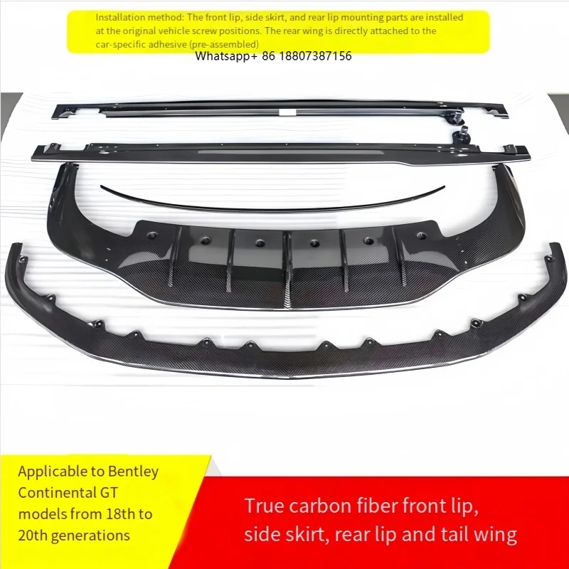 

Комплект обвеса из карбона для Bentley Continental GT W12 (2018-2021), модернизированный и модифицированный