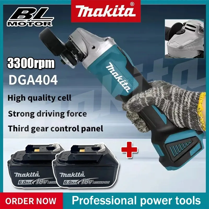 makita-dga404-100mm-brushless-cordless-angle-grinder-cutting-polishing-machine-tool-for-18v-battery-pack-system