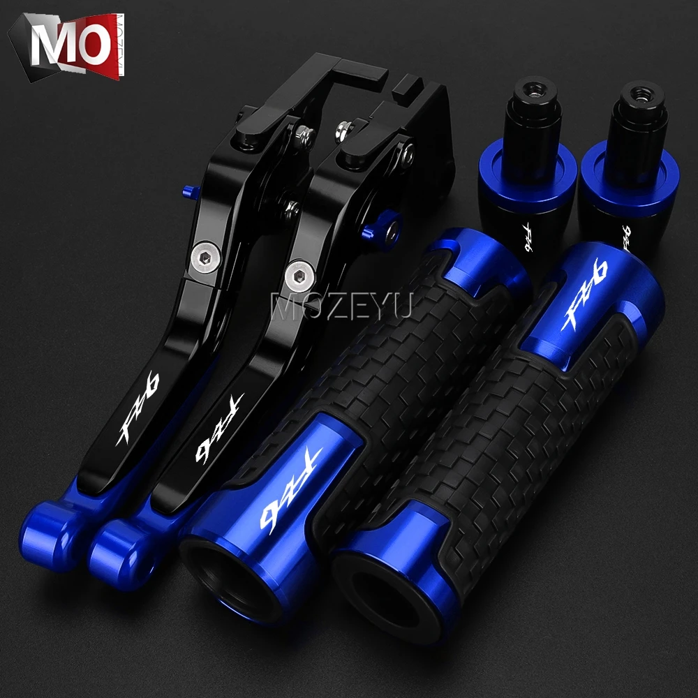 

Brake Clutch Levers For Yamaha FZ6 FZ 6 FAZER 2004 2005 2006 2007 2008 2009 2010 Handlebar Hand Grips End Motorcycle Accessories