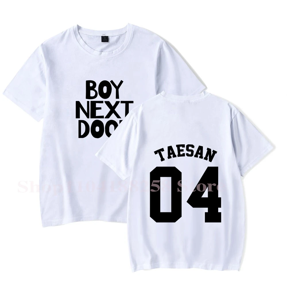 BOYNEXTDOOR Taesan T-shirts Merch Women Men Clothes Trend Casual Short Sleeve Top