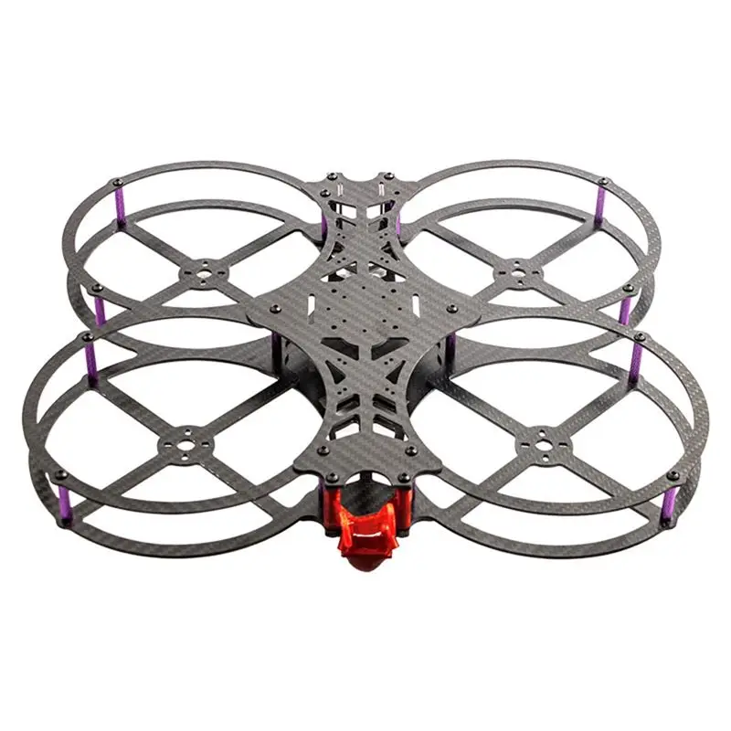 ABUM-FPV Drone Frame 5 Inches 223.5Mm Wheelbase Carbon Fiber Micro Circular Quadcopter Frame Kit For Racing Aerial Photography