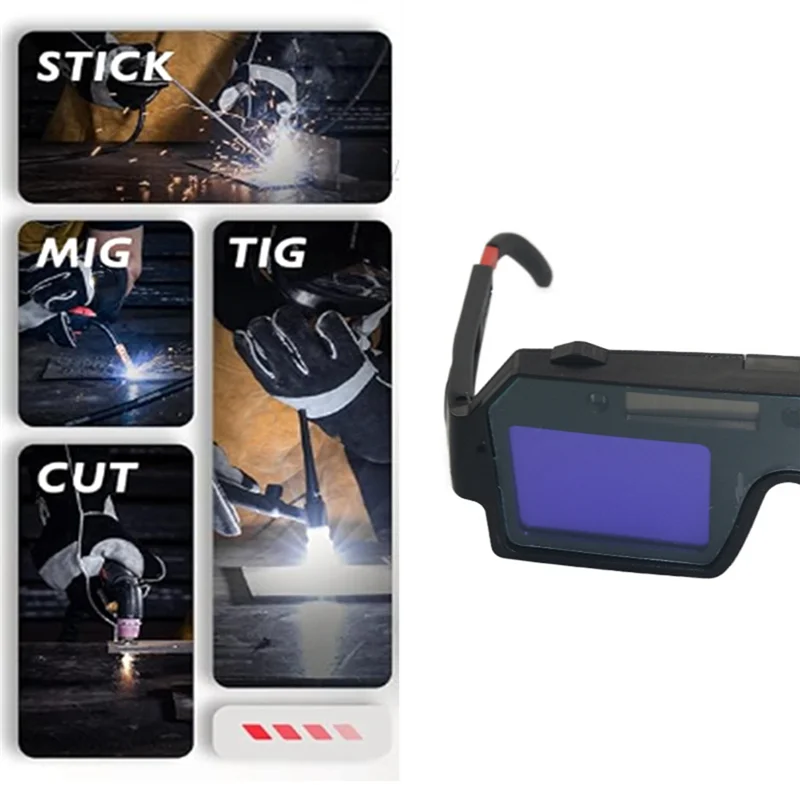 ABRB-автоматическим затемнением сварочные очки со сменными литиевыми батареями, сварочные очки для дуговой плазменной резки TIG MIG