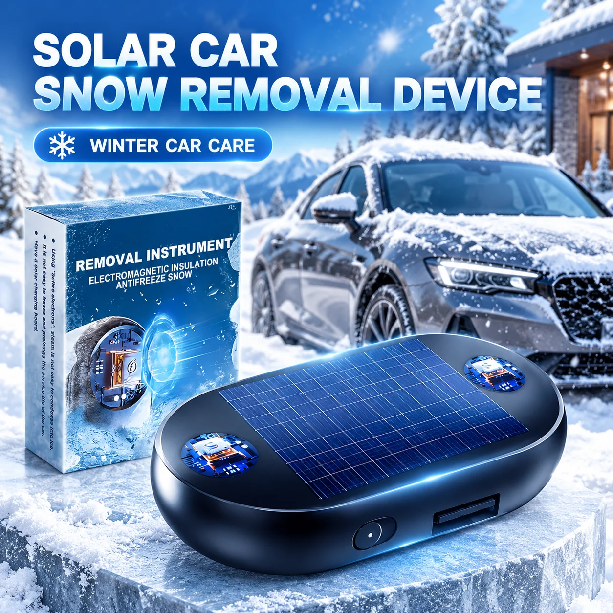 Rayhong Car Windshield Anti Freeze Device Portable Window Glass Deicing Tool For Ice Defrosting and Snow Removal