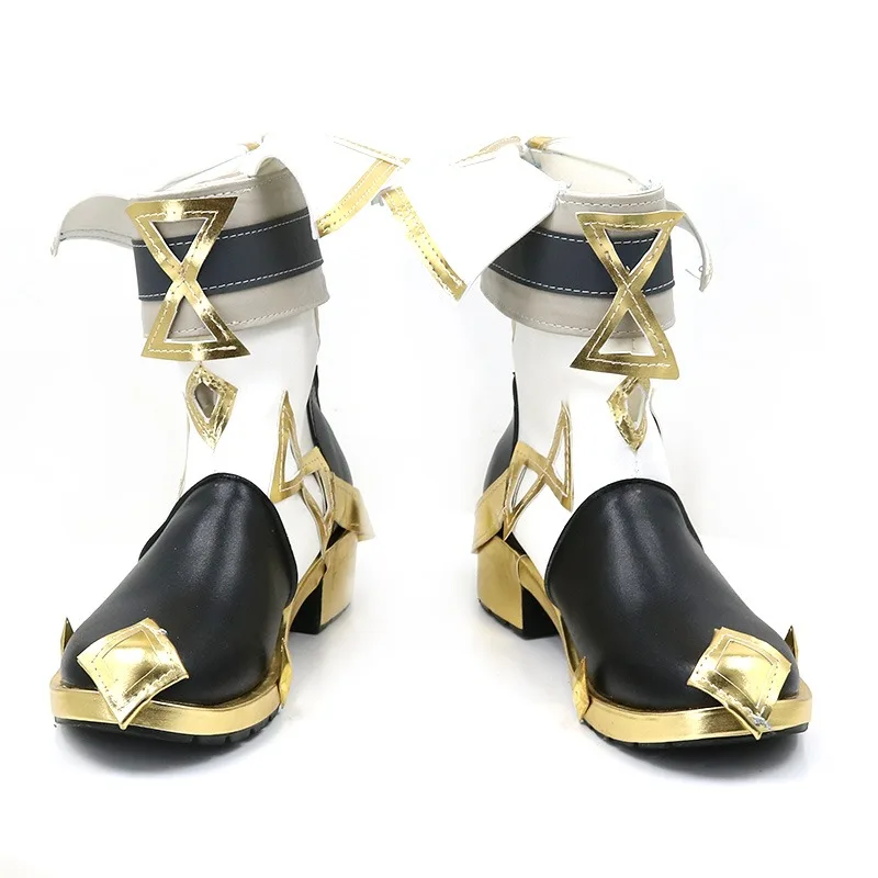Sethos Cosplay Shoes Game Genshin Impact Cosplay Props Halloween Carnival Boots PU Leather Shoes Custom Made