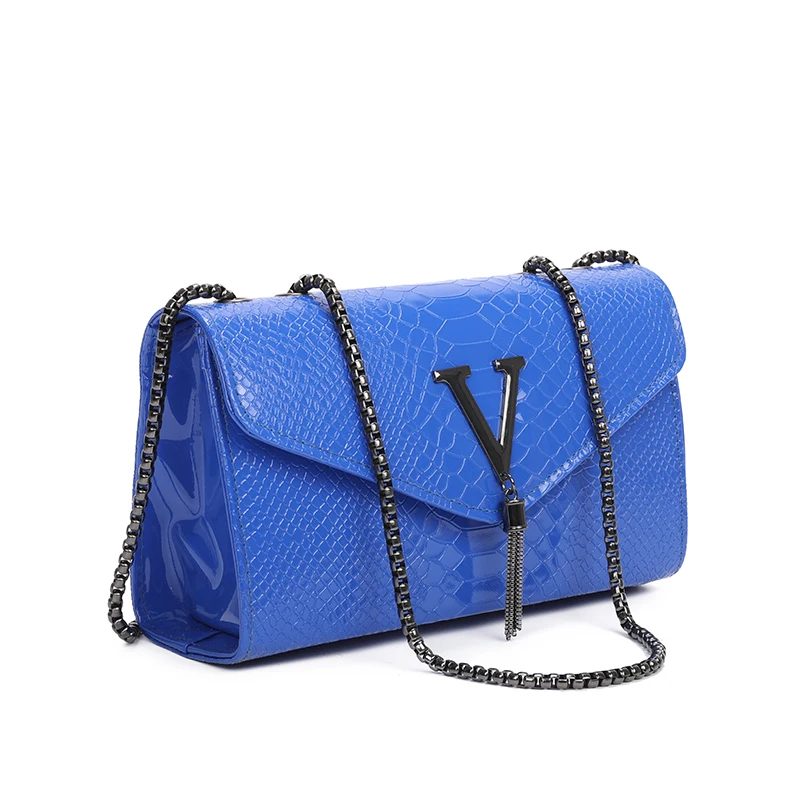 Luxury Fashion Bags Women Leather Chain Crossbody Bags For Women Handbags Shoulder Bags Messenger Female Clutch 2024 New Brand