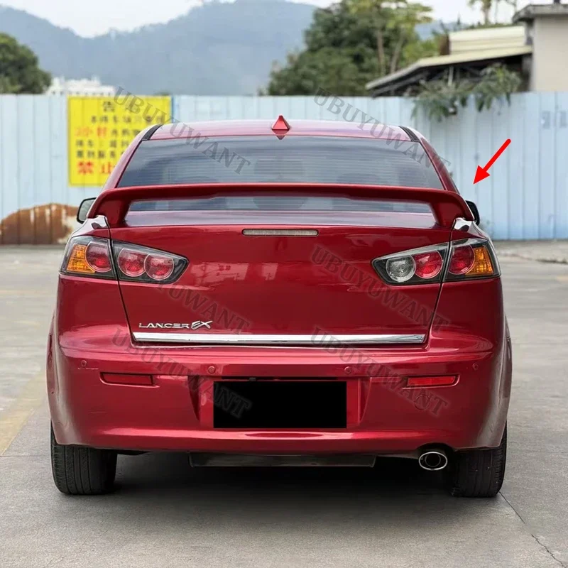 For LANCER EX Auto High Quality ABS Rear Lip Spoiler Trunk Boot Wing 1Pcs Car Styling For Mitsubishi LANCER Spoiler 2010-2016 view 6