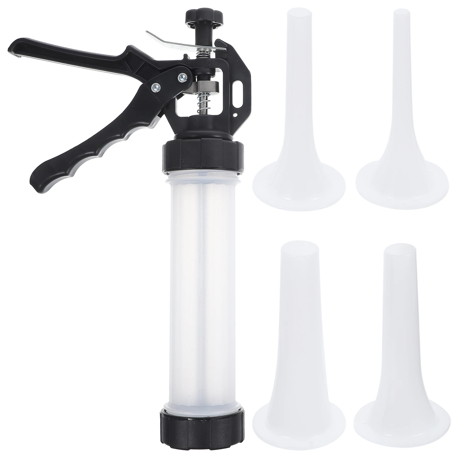 

Sausage Stuffer Machine 3 Diameter Tubes Easy Use Kitchen Tool Stainless Steel Black Filler Meat Stuffing Long Lasting Space