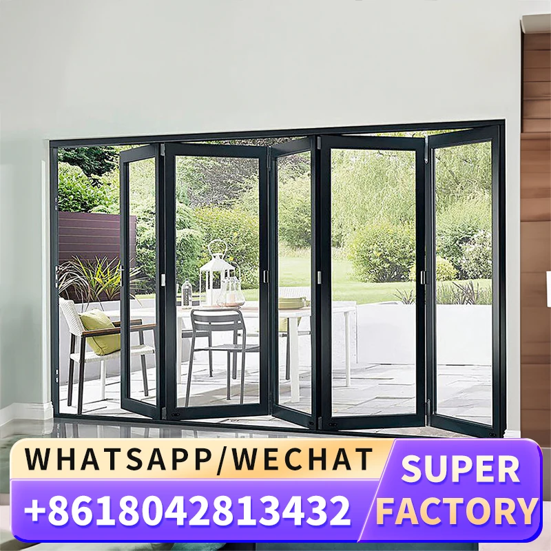 Chocolate wooden accordion pvc folding door waterproof pvc coating wooden door designs bathroom sliding door folding pvc