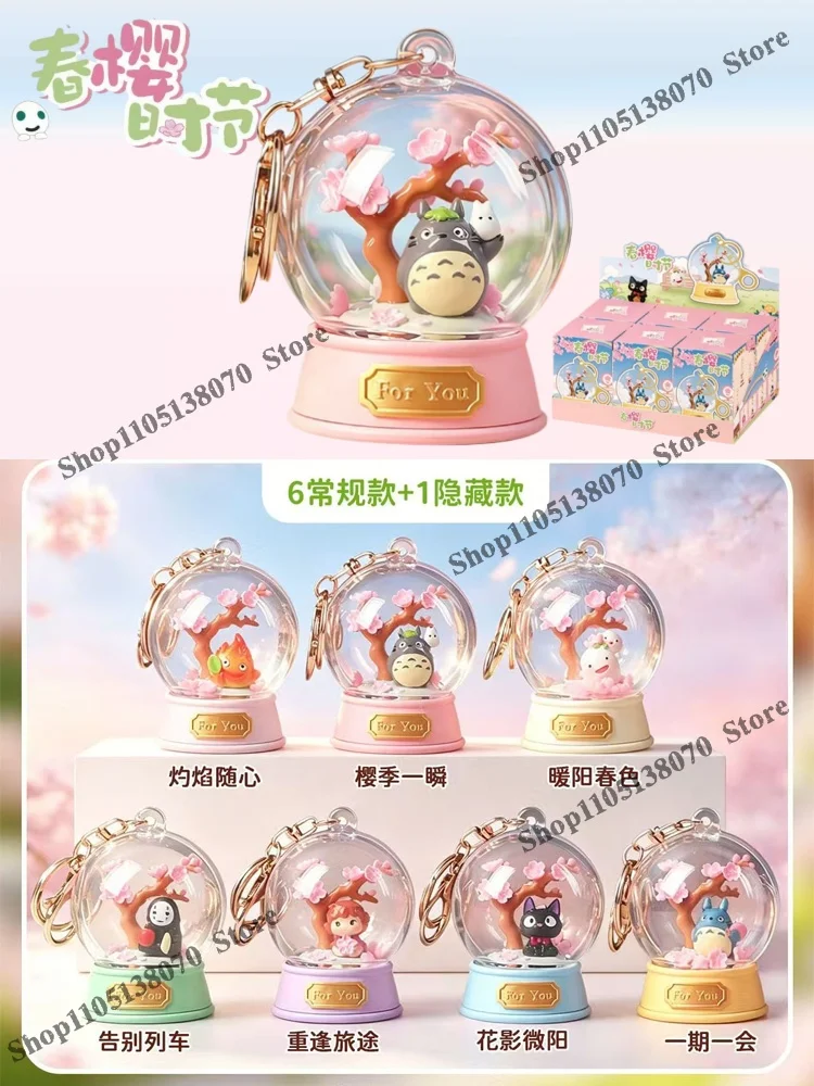 2026 Neue Hayao Miyazaki Frühlings-Kirschblüten-Blindbox Kristallkugel Anime Klassische Figur Puppe Sammlerstücke Souvenirs Spielzeug Großhandel – Detail 1