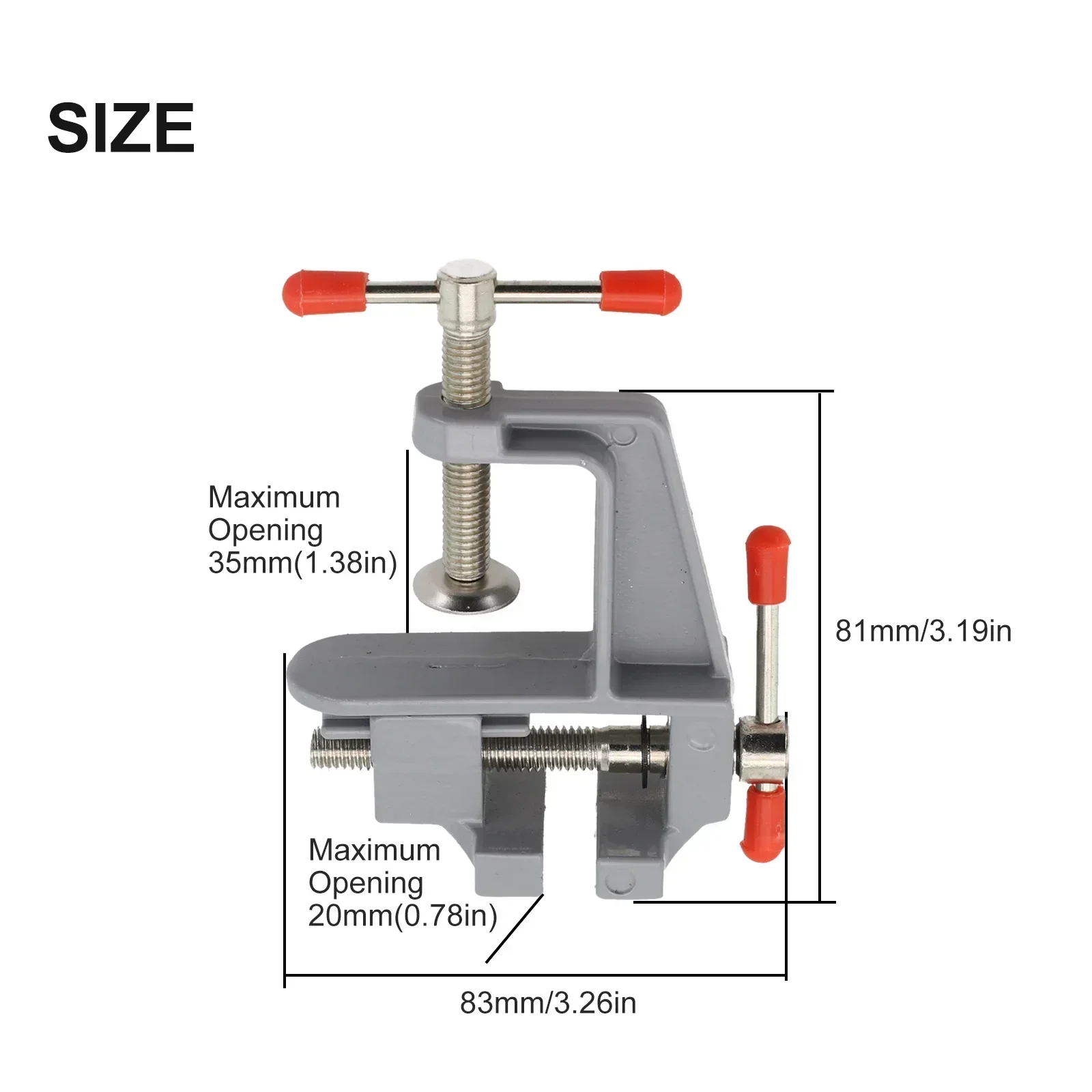 Mini Bench Vise Table Clamp Mini Table Bench Vise Work Clamp Craft Repair Tool Jewelers DIY Multifunctional Heavy Clamp ﻿