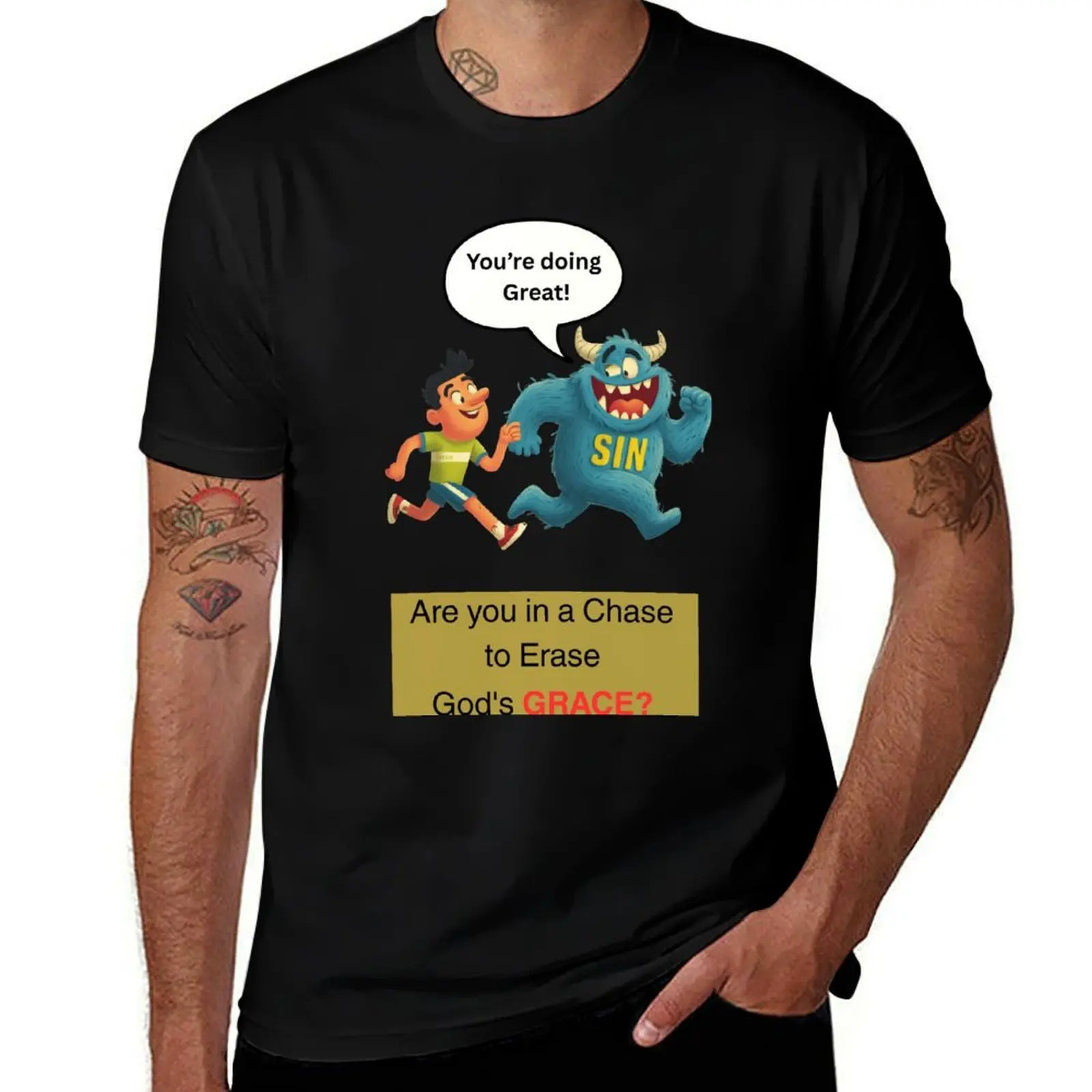 

Race - Chase - Grace - White T-Shirt affliction shirts Funny t-shirts valentines clothes t shirt men