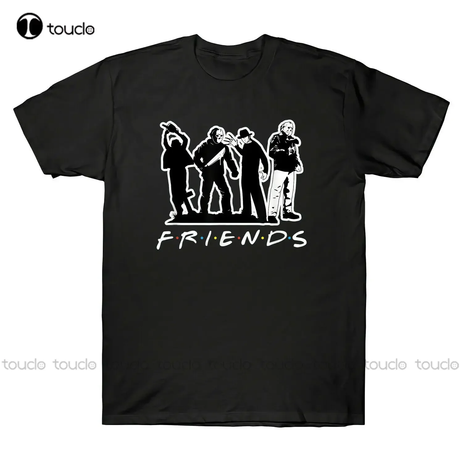 Horror Killers Characters Friends Halloween Funny Men'S T Shirt Cotton Shirts Womens Summer Shirts Fashion Tshirt Summer Tshirt
