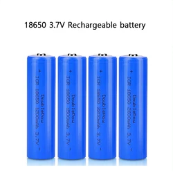 4pcs 18650 battery 3.7V 1200/1500/1800/2000/2200/2600/3400mAh rechargeable battery 18650 rechargeable battery for flashlight