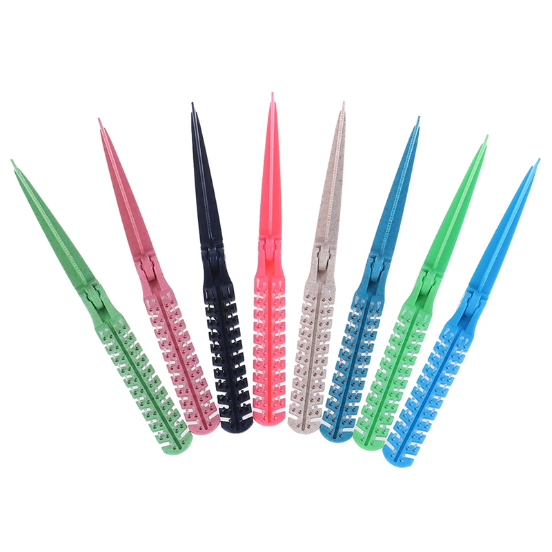 Women Travel Portable DIY Hair Beauty Plastic Comb Massage Brush Double Headed Toothed Foldable Hair Comb Hairdressing Tools