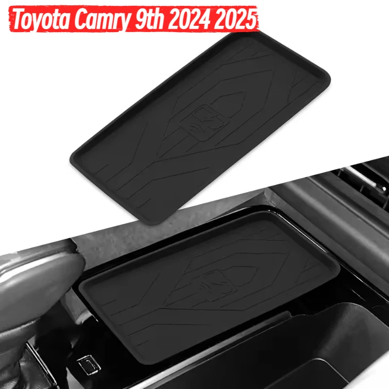 

for Toyota Camry 9th 2025 Wireless Charging Pad Anti-slip Phone Protective Mat Car Interior Accessoriy Toyota Camry 9th 24 25