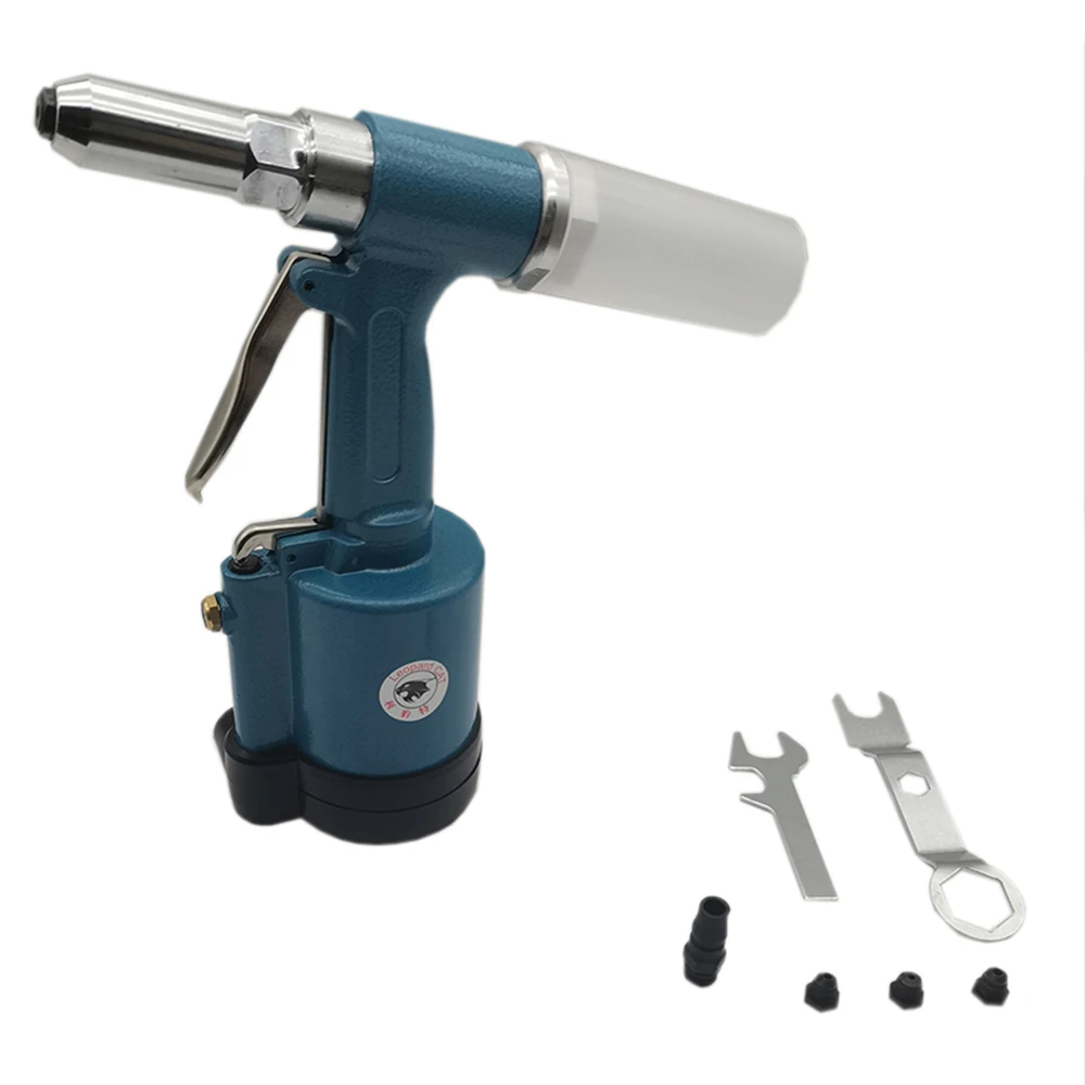 Pneumatic Blind Rivet Gun 2.4-5.0MM Heavy Duty Air Hydraulic Riveter-Professional Pop Pneumatic Riveting Gun Rivet Tool