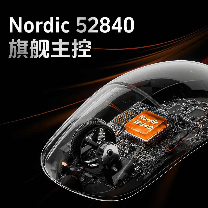 Mouse wireless ATK Dragonfly A9 Bluetooth 3 modalità Ergonomia leggera Design simmetrico Mouse da gioco a bassa latenza Regalo per laptop