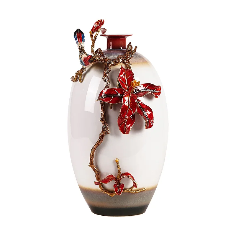 

head of art, ceramic decoration, vase, high-end living room ornaments, housewarming, new home, high-end luxury gifts