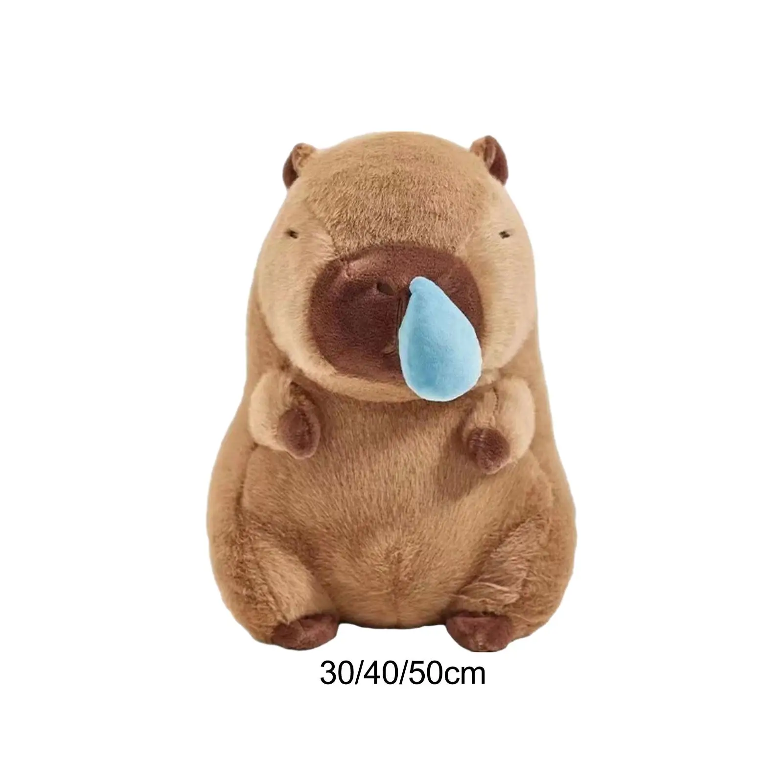 Plush Figure Capybara Toy, Animal Doll with Snot Withdrawal, Comfortable Sofa Car Capybara Stuffed Toy for Teens