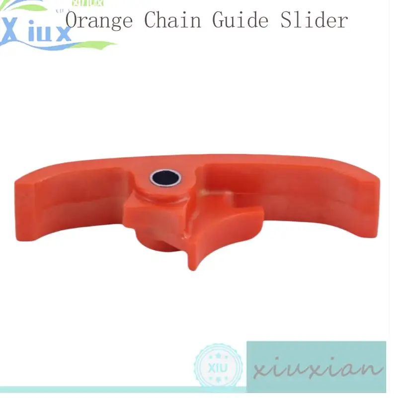 Off-road flat fork orange chain guide rubber block for chain guide slider and fork screws