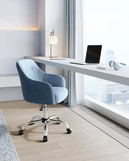 Office chair, comfortable desk chair, height adjustable computer chair, load up to 120 kg