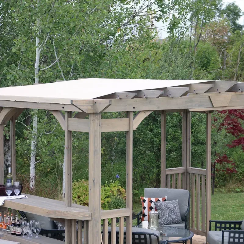 Curved gate fence fence courtyard grape trellis