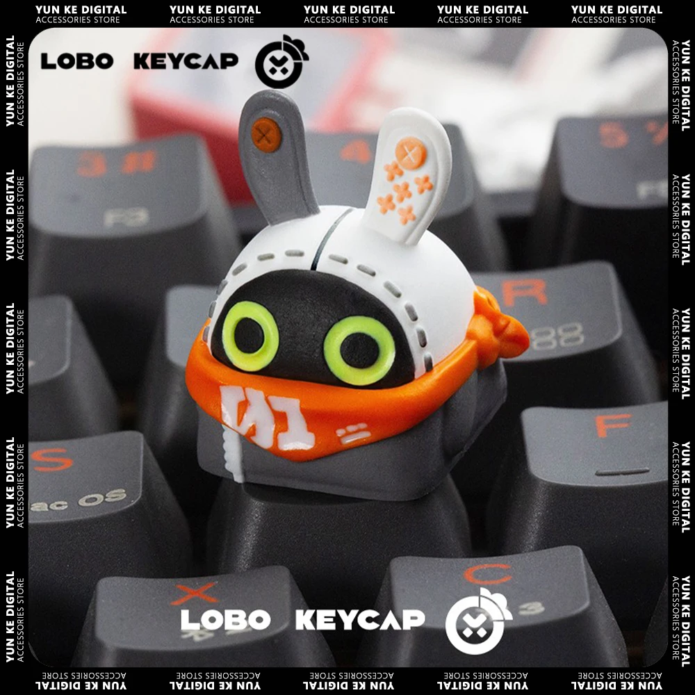 LOBO Zenless Zone Zero Keycaps Hand-made Resin Keycap Mechanical Keyboard Keycaps Customized Cute Gaming Accessories Gifts