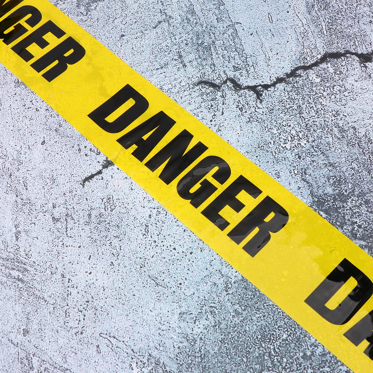 

Yellow Black Tape 1 Roll Safety Stripes Warning Barrier Tapes for Road Construction Machine Marking Self Adhesive Sticker