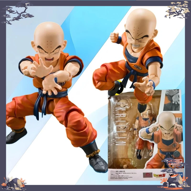 

100% Оригинальная коллекционная фигурка Bandai S.H.Figuarts Dragon Ball Z Krillin - The Strongest Earth, в наличии