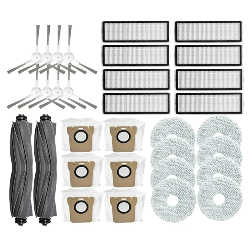Für Dreame Bot L10s Pro L10s Ultra Roboter Staubsauger Zubehör Wichtigsten Seite Pinsel Hepa-Filter Mopp Tuch Lappen Staub Taschen