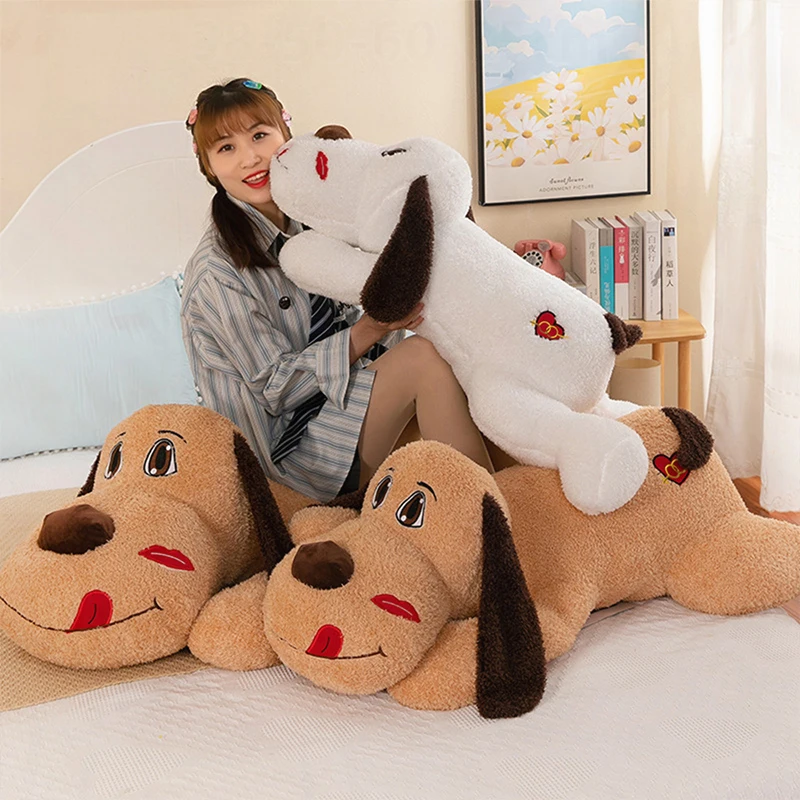 

Kawaii Plush Toy Puppy Doll Large Stuffed Animal Cuddly Dog Pillow Kids Birthday Christmas Gift for Children Bedtime Buddy