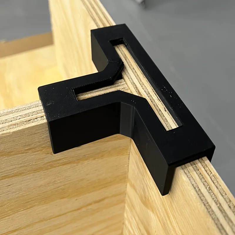 T-Type Wood Board Connection Angle Code Thickened 90-Degree Right Angle Fixed Solid Wood Furniture Reinforcement Additions
