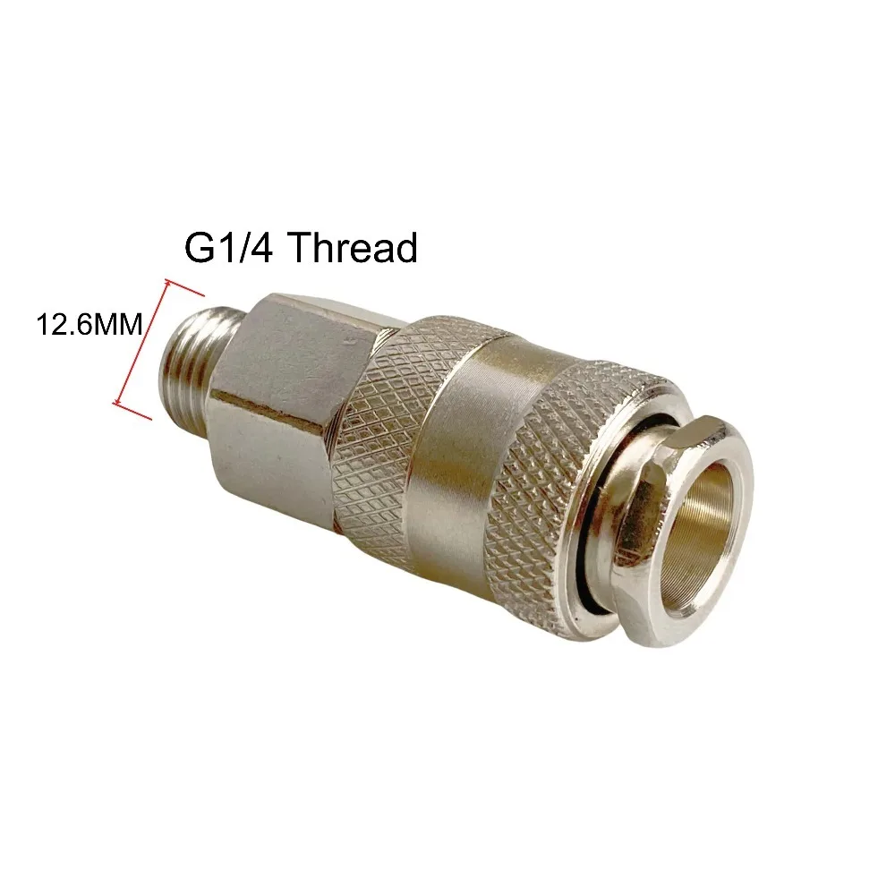 European Type Pneumatic Fitting PM/SM20 EU Standard Quick Coupling Connector Coupler For Air Compressor With G1/4 Male Thread image 3