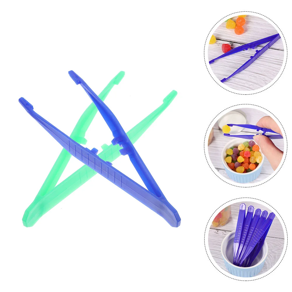 20 Pcs Lash Cluster Tweezers Disposable For Crafts Eyelash Plastic Classroom Crafting Bead Toddler